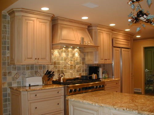 Stove top in Short Hills kitchen